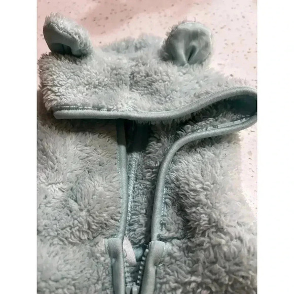 wonder nation girls zipfront fleece hood with ears size 16M - Picture 2 of 5